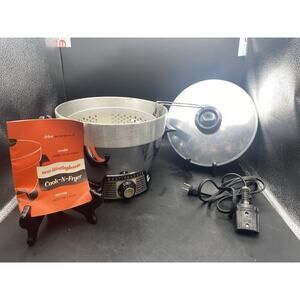 Vintage Westinghouse Cook N Deep Fryer Model FF-531 Fry Basket Electric